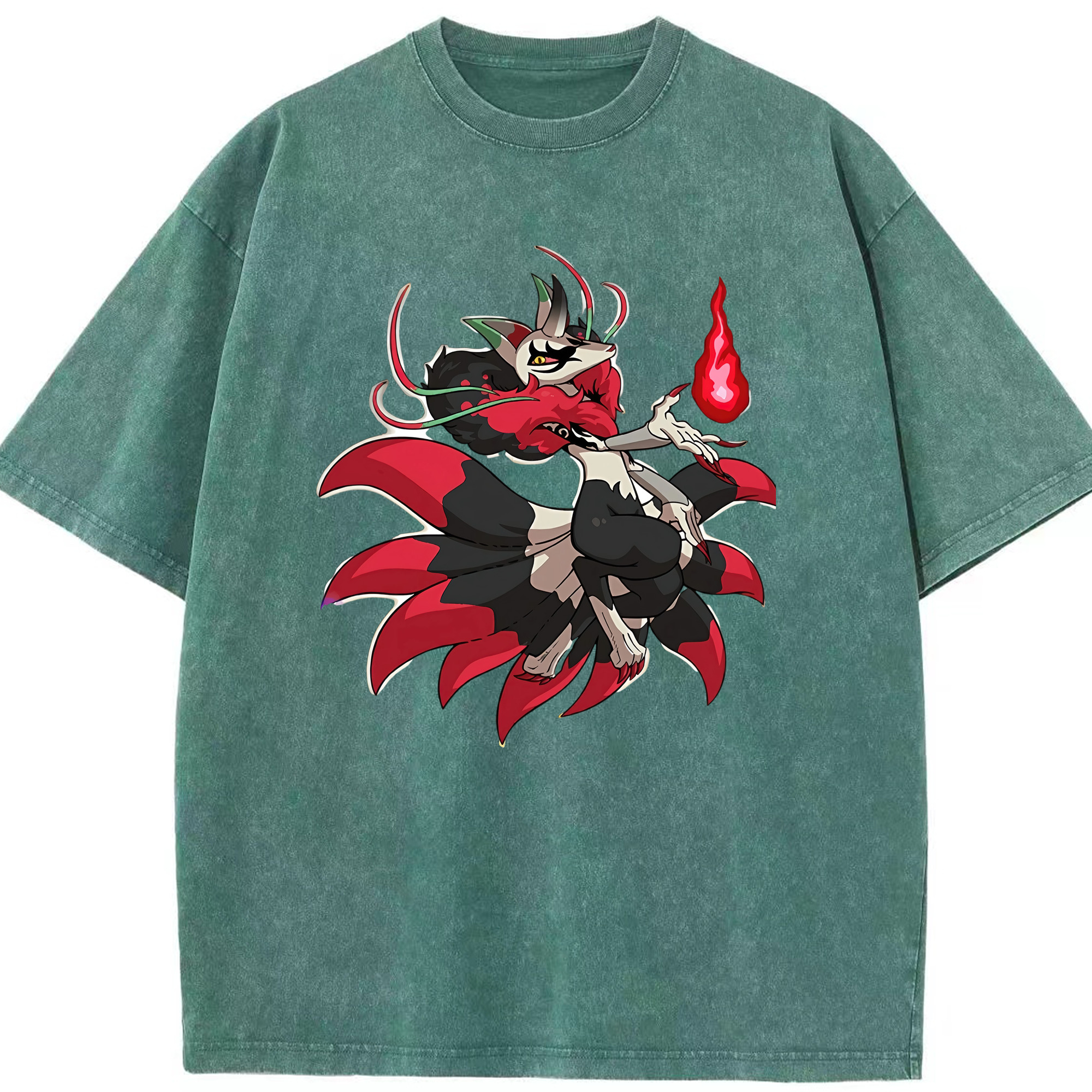 （画像用） 妖怪ウォッチ Yo-kai Watch 綿100% ヴィンテージ風 半袖Tシャツ（フロントプリント）